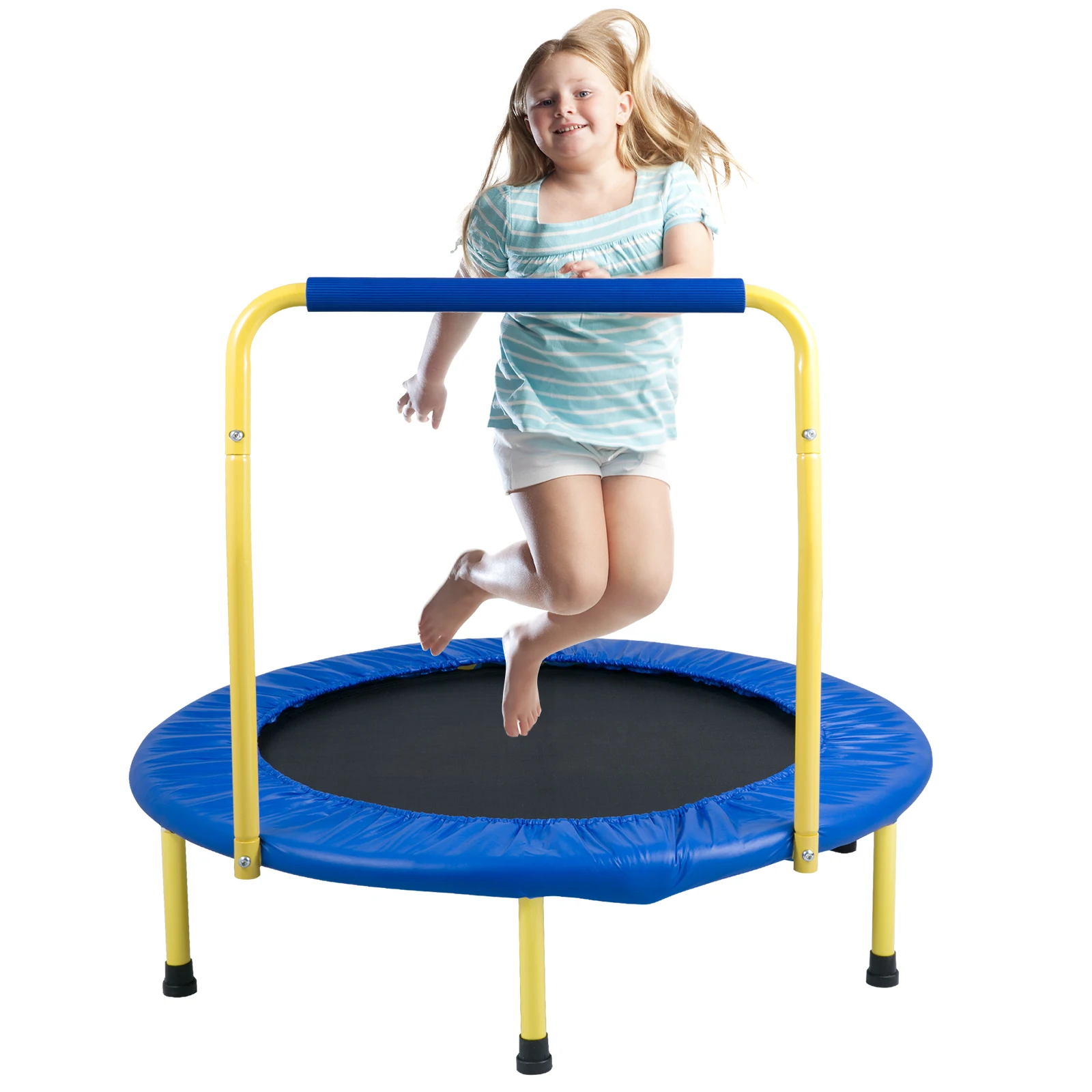 SucceBuy 3FT Recreational Trampoline Max Load 132lbs for Kids 36