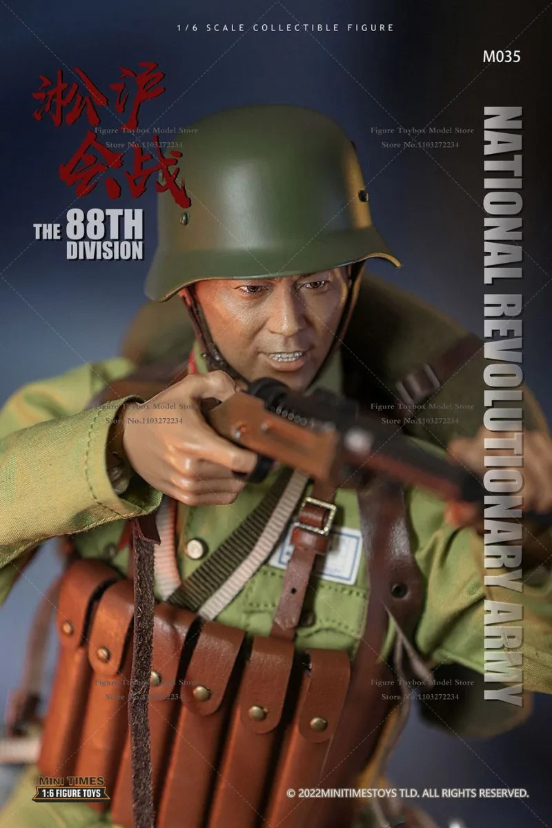 Mini juguetes de tiempos M035 1/6, ejército revolucionario nacional, soldado masculino de la guerra militar de 88a División, modelo de figura de acción de 12 ", Juguetes