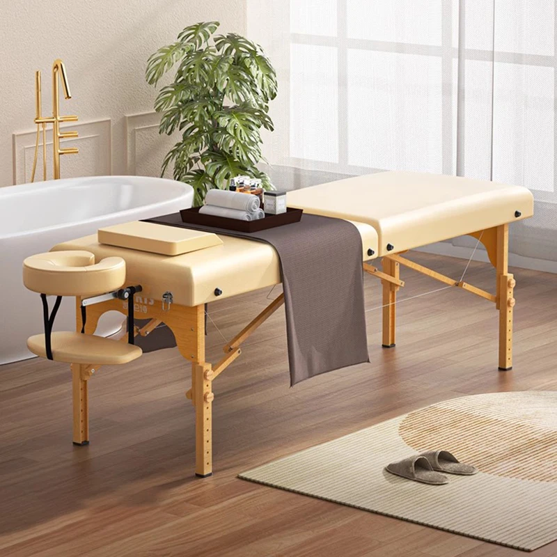 

Foldable Beauty Massage Bed Portable Design Elegant Comfortable Massage Table Modern Luxury Cama Plegable Salon Furniture