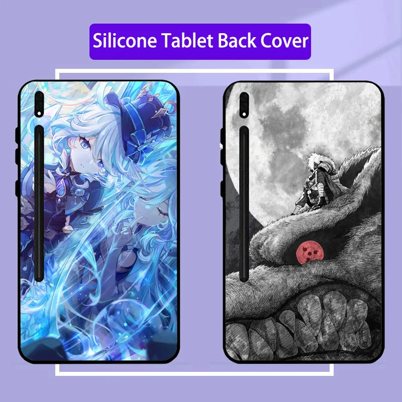 Para samsung galaxy tab s8 ultra s8plus caso s8ultra tpu silicone tablet capa traseira para samsung s8 plus tab s8 + funda capa escudo