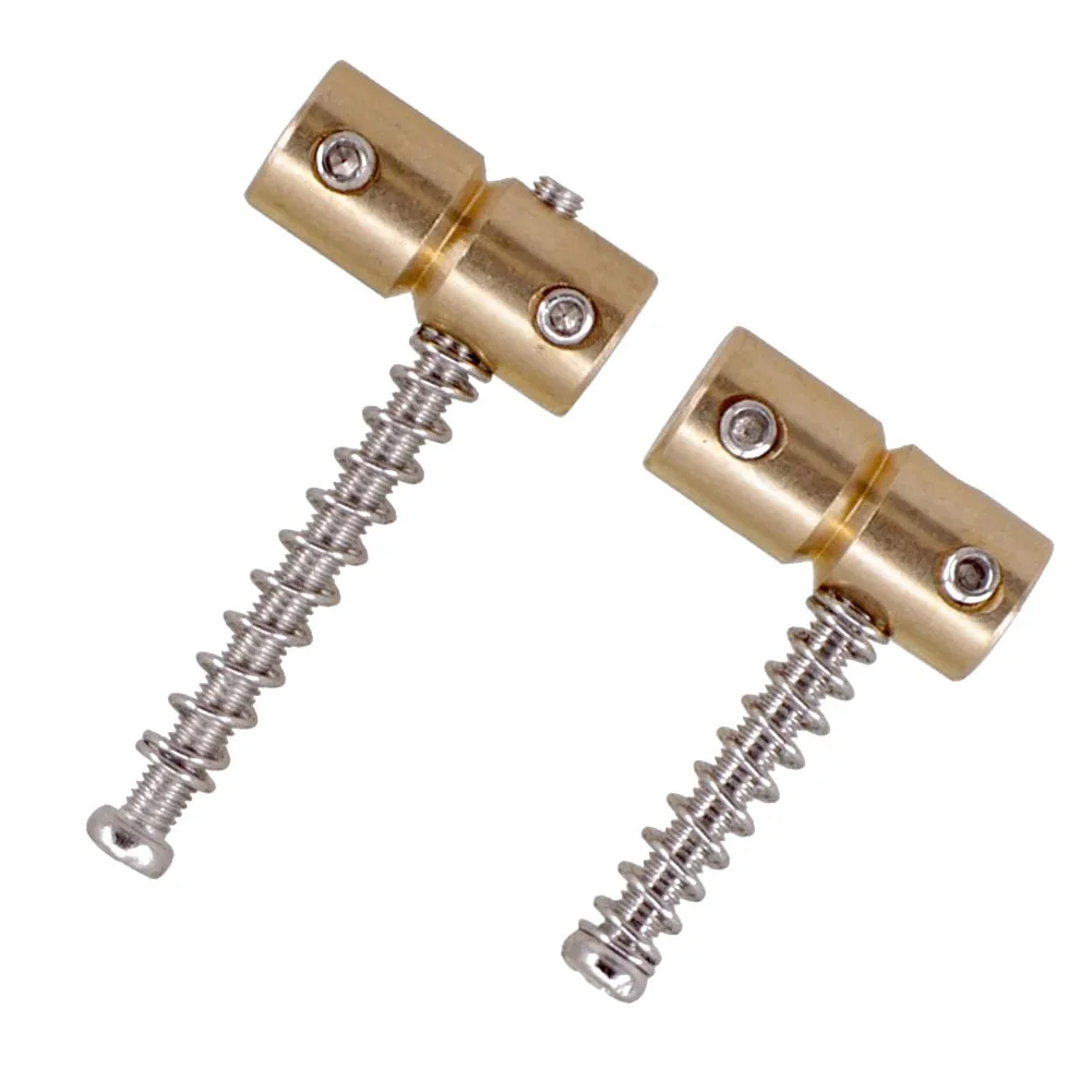 For Electric Bass Bridge Saddles 4Pcs for 4-String Guitar Designed for Compatibility with Common Bridge Mounting Patterns
