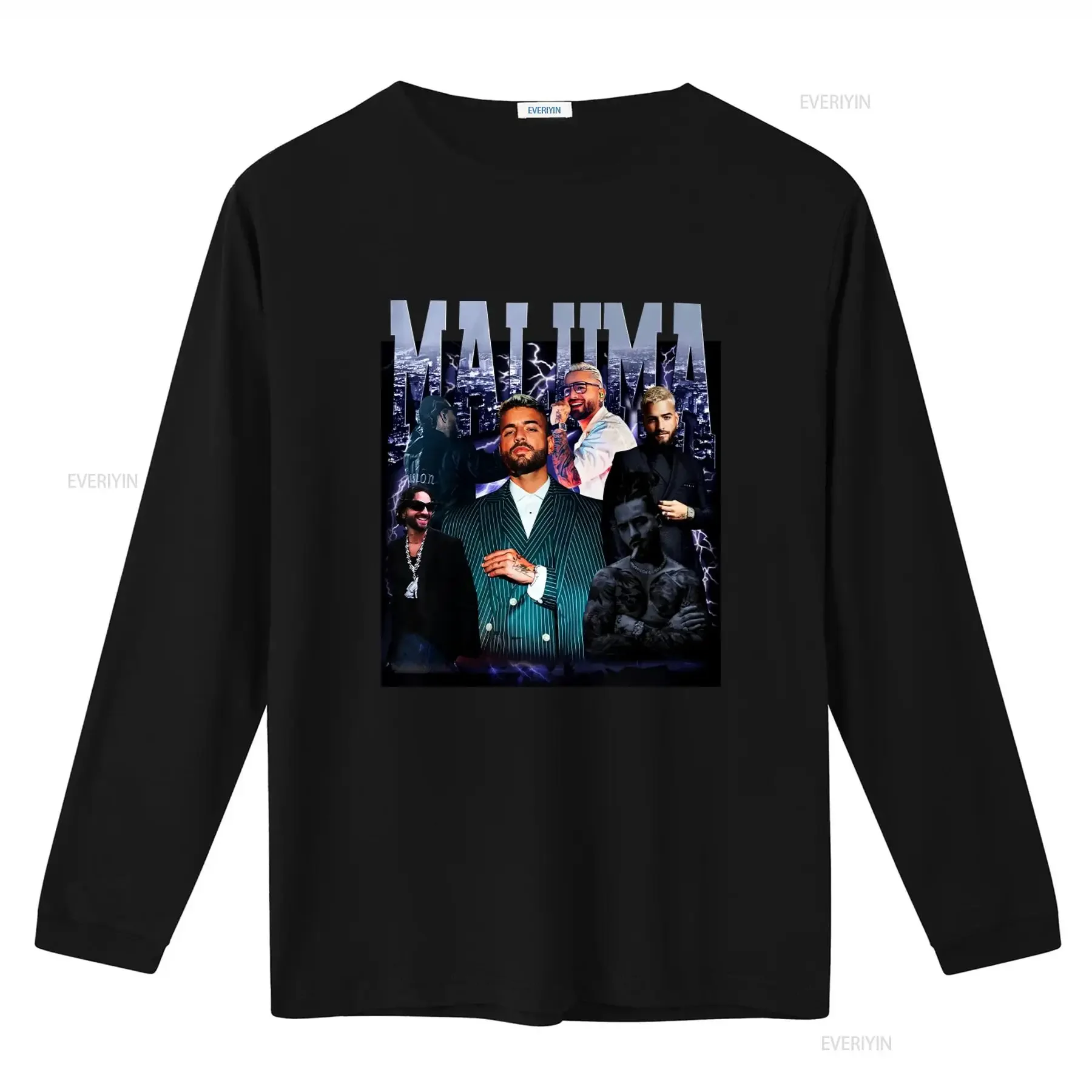 Maluma T Shirt Vintage Fan s Music Star Print  vintage Washed Breathable Comfortable Casual Stylish designer clothes fashion