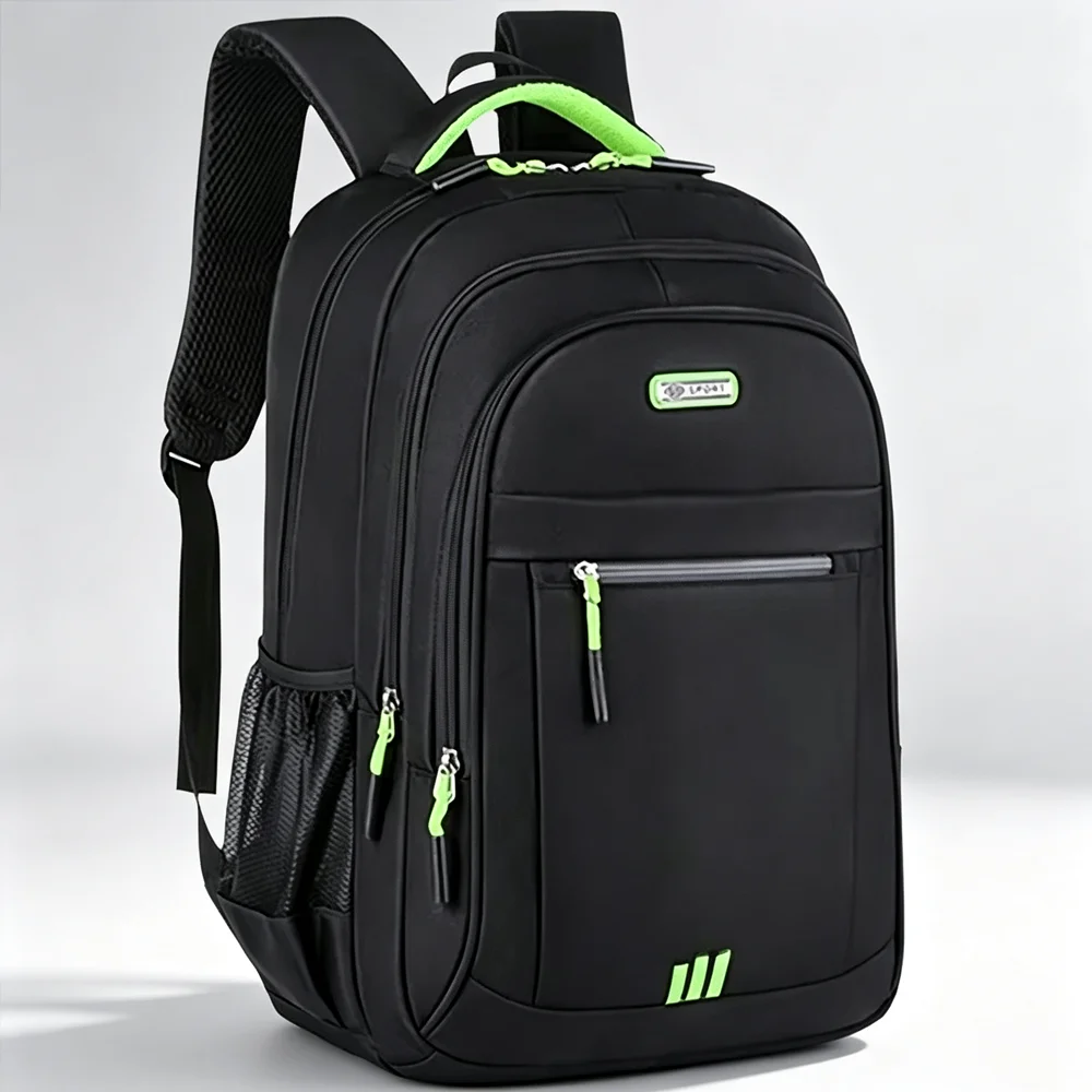 Mochila para Notebook de 15,6 Polegadas com Três Compartimentos Grandes, Alta Capacidade de Carga, Suporta 45lbs, Ideal para Viagens Diárias e Transporte de Laptop