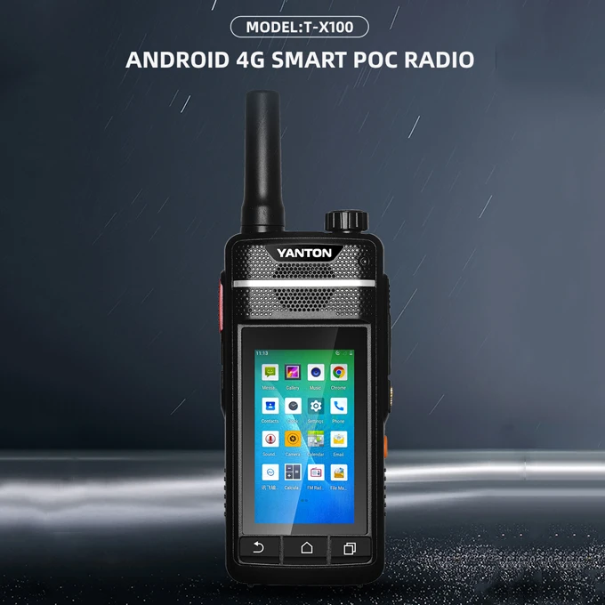 100km Range Global Talking Android Wifi Poc Network Radio Sim Card Smart Talkie-walkie Phone