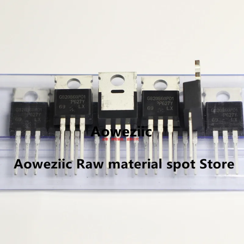 Aoweziic  2018+ 100% New Imported Original IRGB20B60PD1PBF  IRGB20B60PD1  GB20B60PD1  TO-220  IGBT Transistor 600V 40A