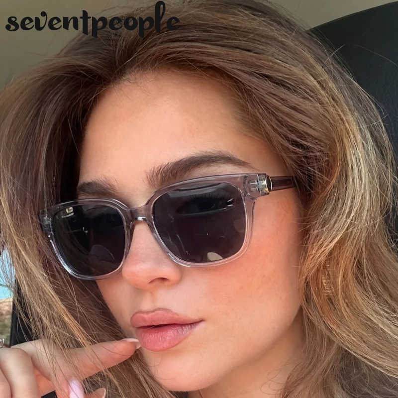 

Fashion Oversized Square Punk Photochromic Sunglasses Women 2026 Luxury Brand Champagne Change Color Driving Sun Glasses Ladies