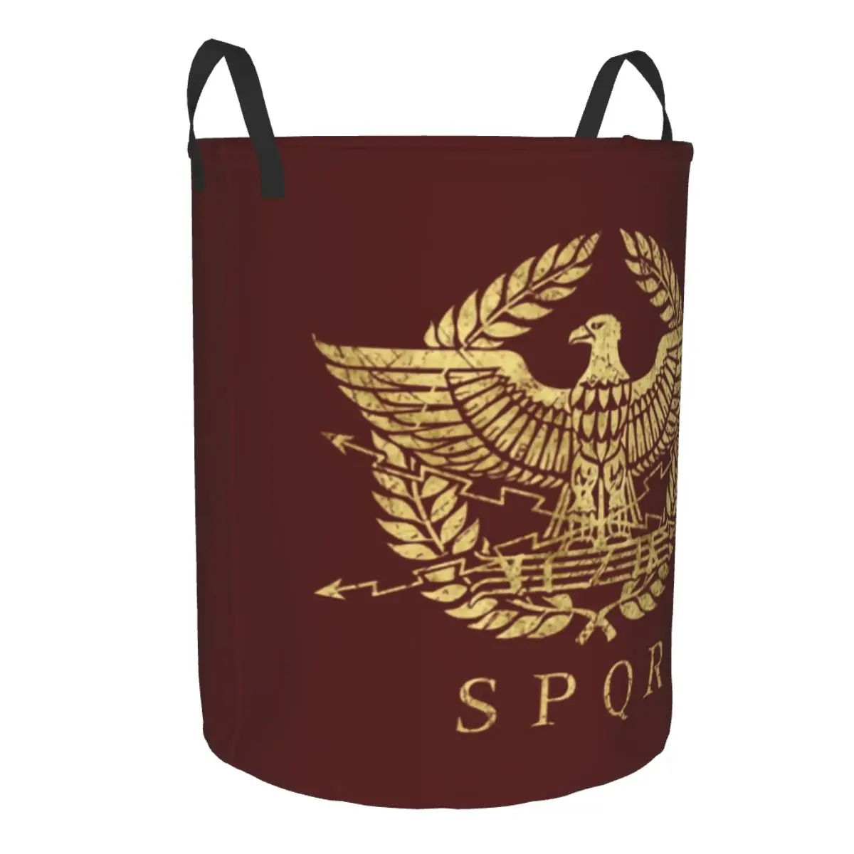 Roman Empire Eagle Emblem Laundry Basket Collapsible Italy Italian Pride Clothes Hamper for Baby Kids Toys Storage Bin