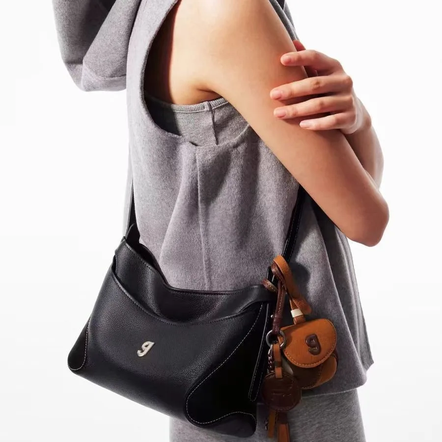 

KUNOGIGI Baseball HOBO Bag Small Medium High-end Niche Single Shoulder Crossbody Bag