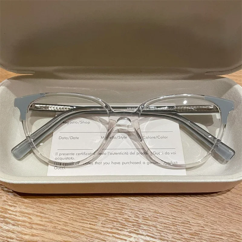 EYORA Comodi occhiali da lettura retrò Cat Eye Anti luce blu Occhiali miopia Occhiali da vista progressivi fotocromatici