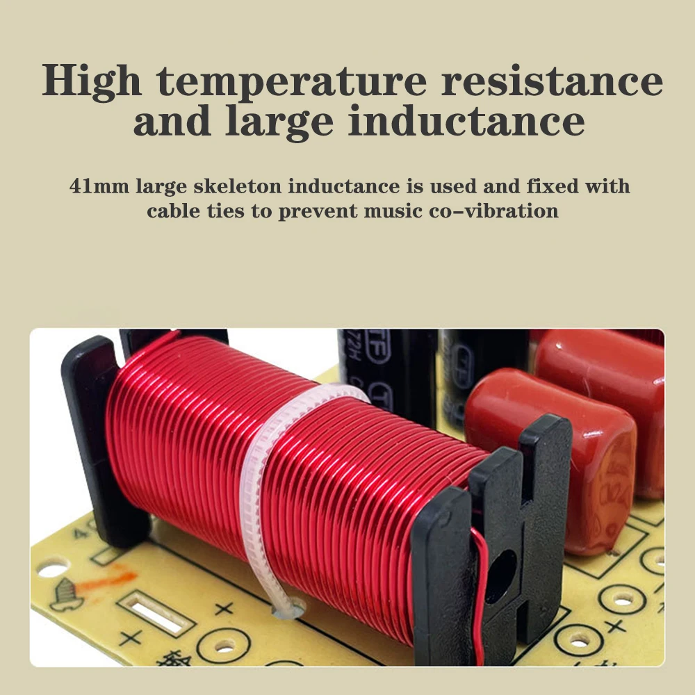 3 Way 150W Audio Frequency Divider HiFi Speaker Sound Crossover Filter Treble Alto Bass Baritone Home Loudspeaker Filter Refit