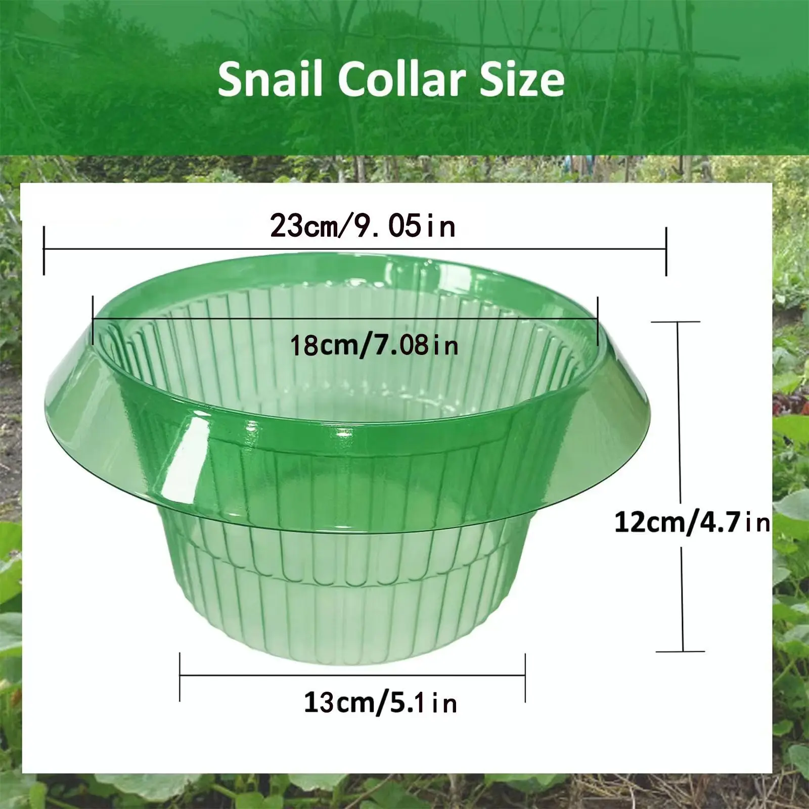 Vegetable Protective Cover Snail Collar Round Thickened Seedling Protective Cover Beautiful Agricultural Protection