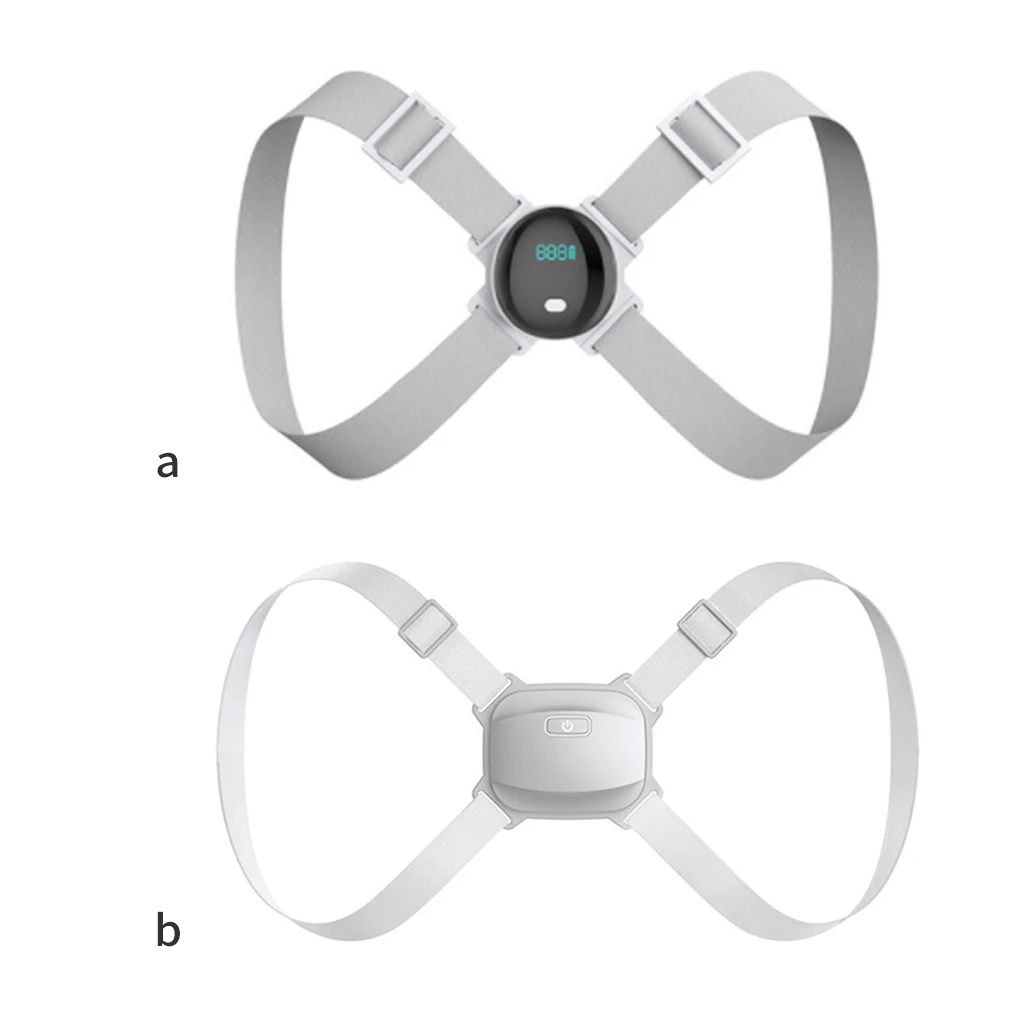 

Back Strap Shoulder Brace Kids Posture Adjuster Children Sitting Posture Adjusting Brace LCD Gyroscope