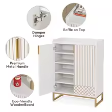 Full Hallway Setting with Shoe Cabinet