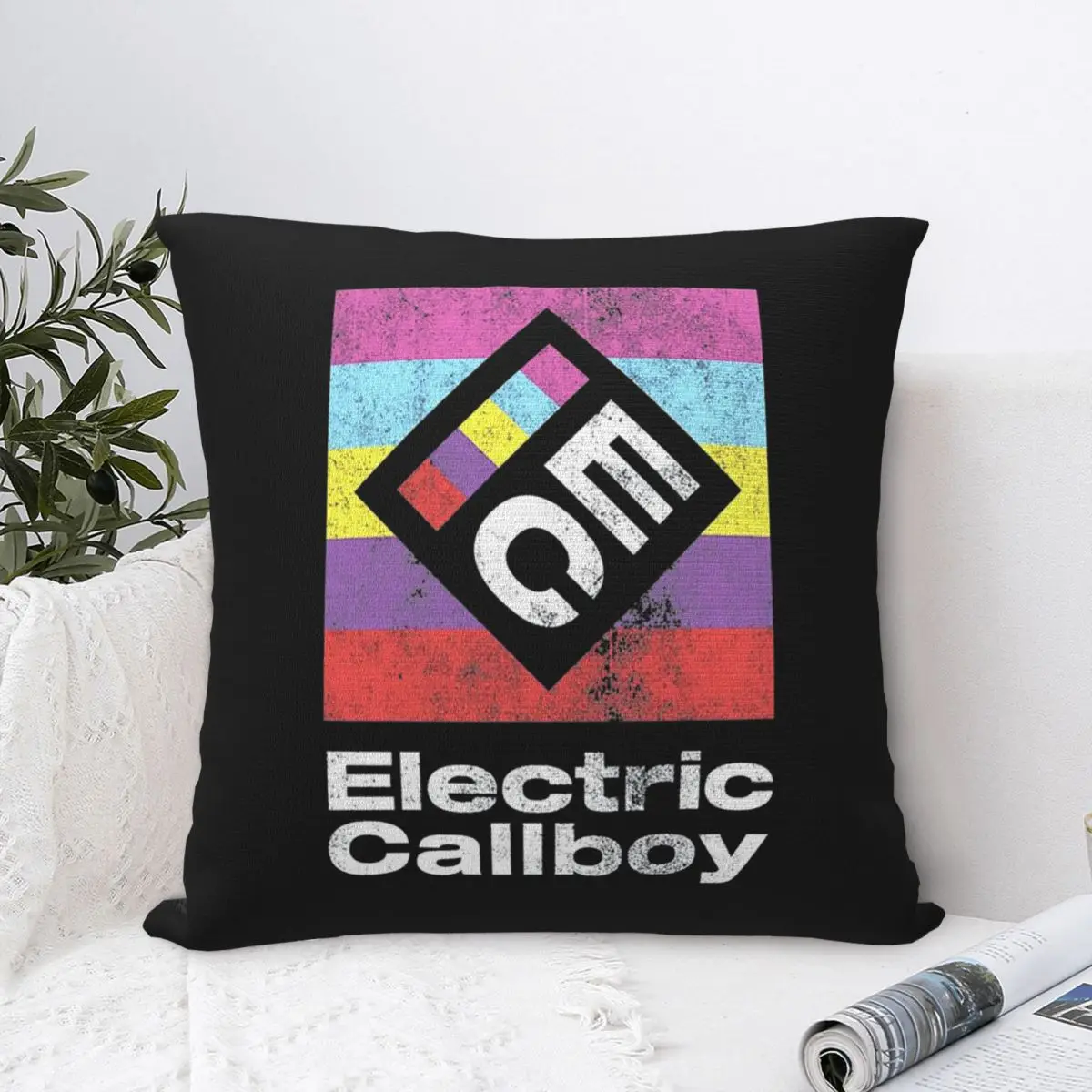 Electric Callboy Tour Pillow Case German Music Cushion Cover Fashion Polyester Decor Pillowcase for Car 18