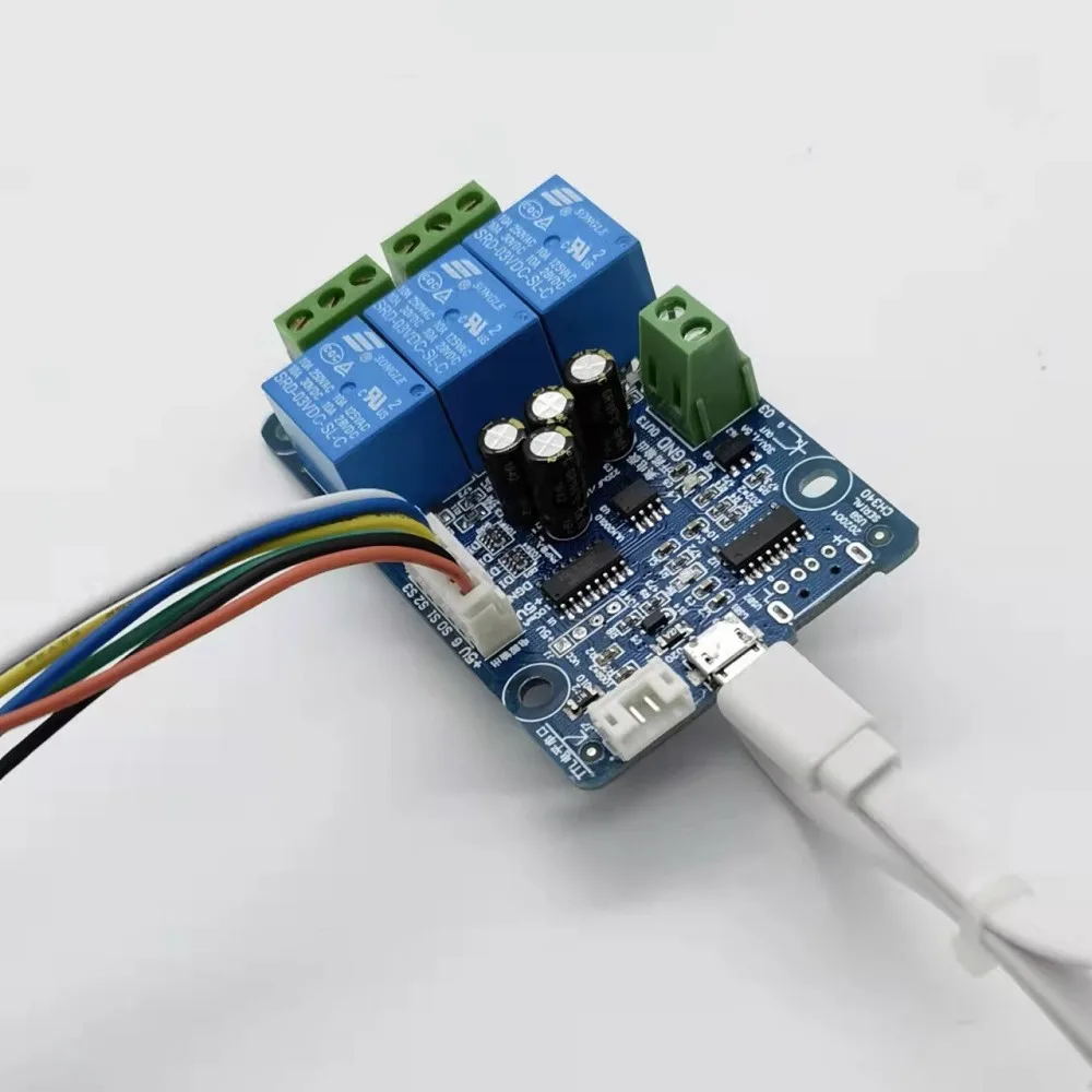 Módulo de entrada de conmutación 4DI4DO, conteo de frecuencia, conexión de comunicación USB/TTL, carga de placa base Android B63