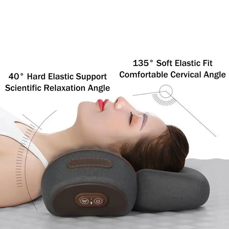 Electric Heating Shoulder and Neck Massager for Men Women Deep Tissue Shoulder Massager with Traction for Sleep Aid