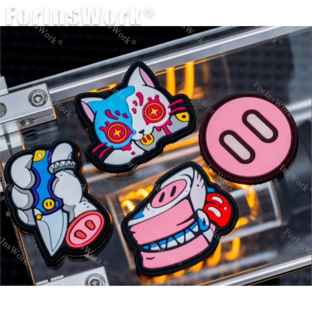 

Силиконовые наклейки YEDC, аксессуары для EDC, игрушка для снятия стресса, игрушки-спиннеры