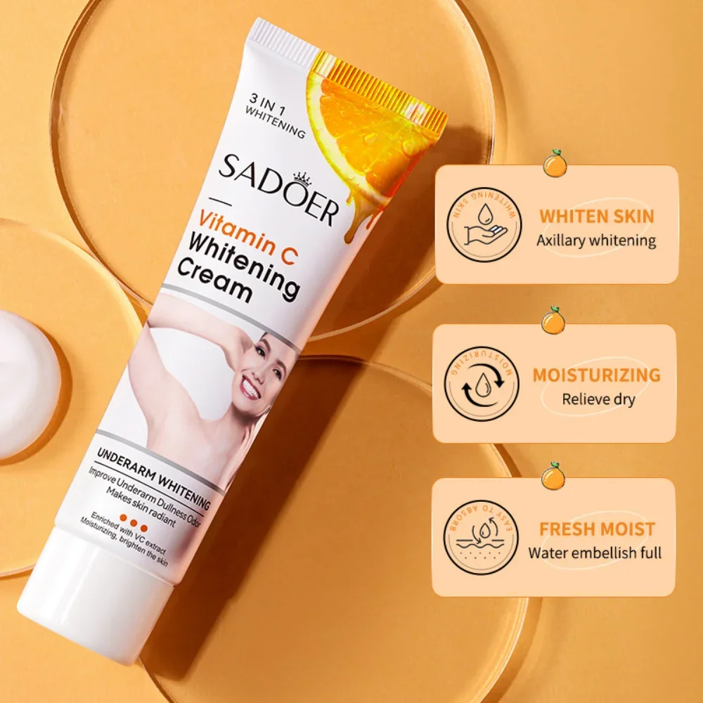 

Whitening Body Lotion Cream 50g Vitamin C Underarm Whole Body Whitening Cream Fine To Raise Beautiful Nourishing Body Skin Care