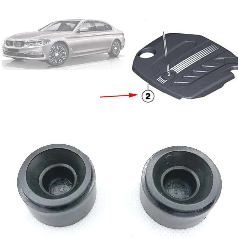 For BMW 1 2 3 SERIES E81 E87 E82 F20 F21 F22  E90 E91 E92 E93 F30 F31 F34 Engine Cover Trim Rubber Mountings