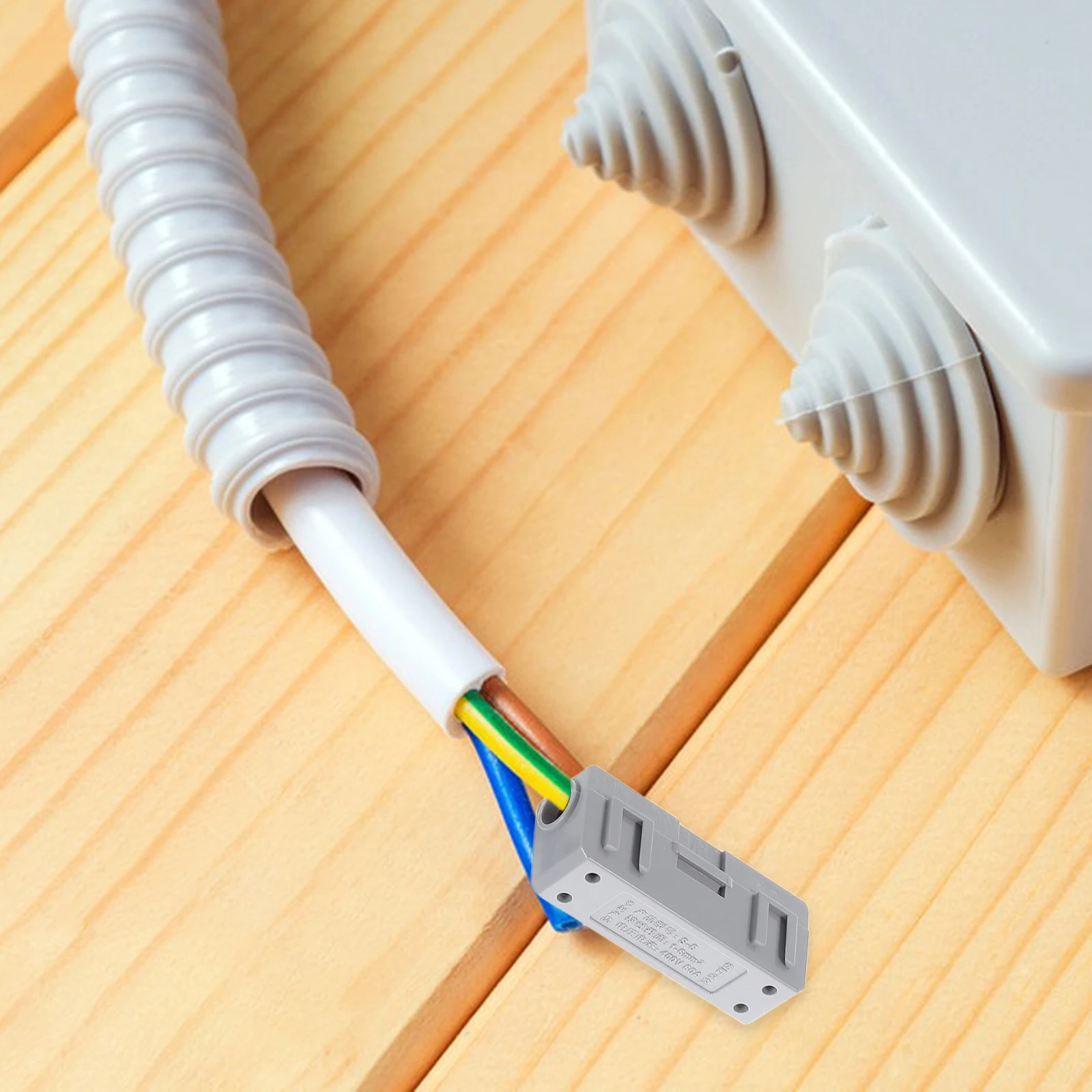 

10 pcs Wire Connectors Quick Splice Connectors Cable Terminal Nuts Protective Covers Reusable High Temp Resistant Secure