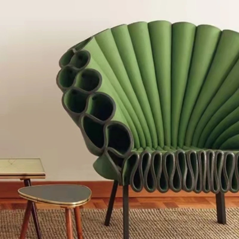 

Creative Styling Casual Nordic Designer Art Fashion Seat Villa Fan Chair Petal Chair