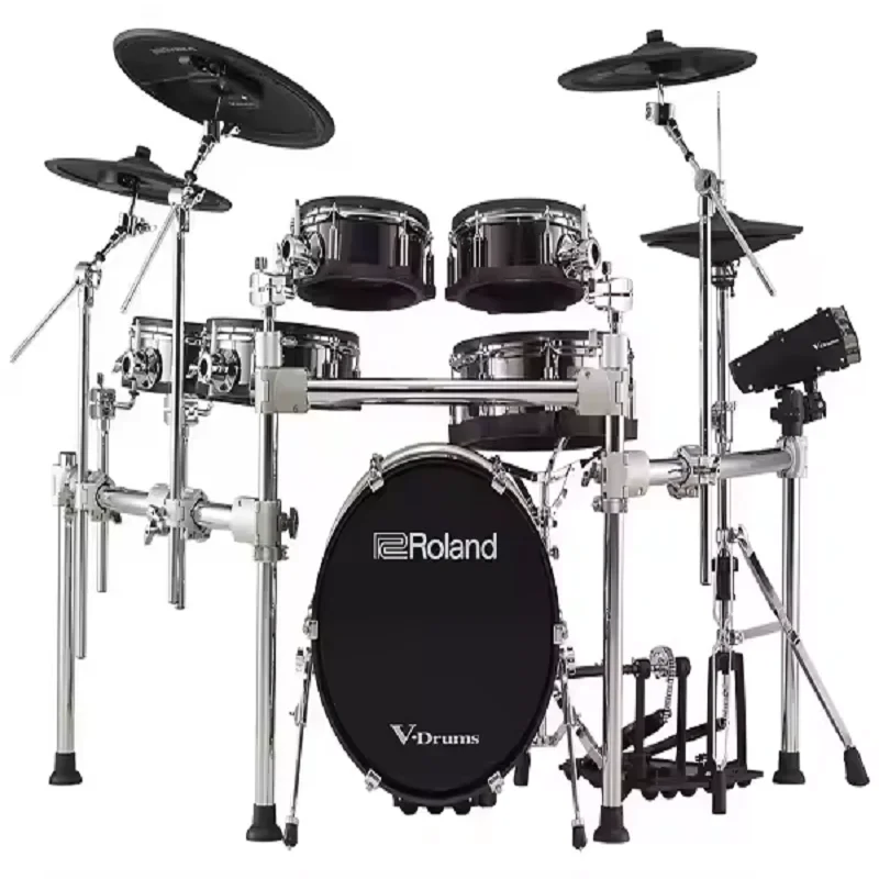 Roland V Drums TD 50KV2 6 Piece Electronic Drum Set with Rack and KD 180 Kick Pad - Premium Sound Quality
