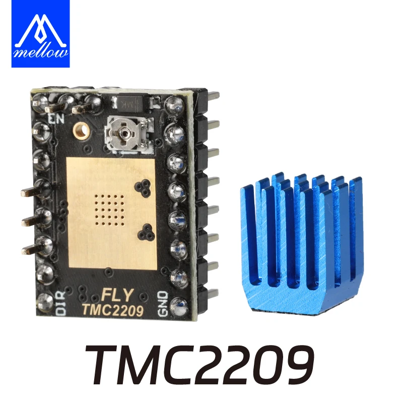 

Драйвер шагового двигателя Mellow Fly TMC2209 StepStick UART 2.8A, бесшумные детали для 3D-принтера для Rumba32 FLY-CDY Mini V1 Board