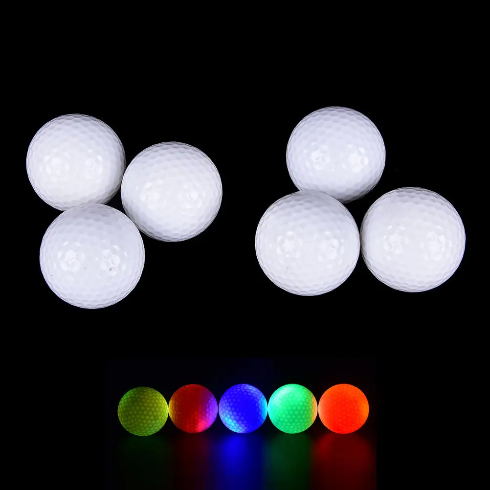 

4 Pcs Luminous Night Balls LED Light Up Balls Glow in the Long Lasting Reusable Night Ball (Red+Pink+Green+Blue)