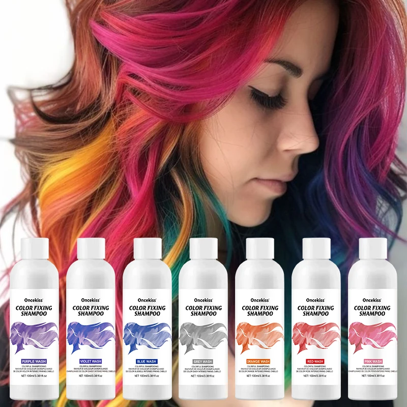 10-Color Depositing Shampoo & Hair Dye. Wash & Color in One Step  Semi-Permanent, Gentle Formula for Easy Home Color Play