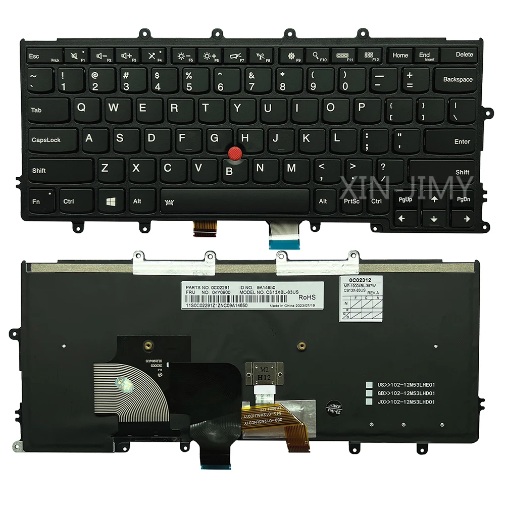 X240 US Backlight Keyboard For Lenovo ThinkPad X230S X240 X240S X240I X250 X250S X260 X260S X270 type 20HM, 20HN 04Y900 Notebook