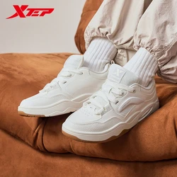 Xtep Skateboarding Shoes For Women 2025 Spring Leisure Comfortable Daily Sports Shoes Soft Street Style Sneakers 875118310019