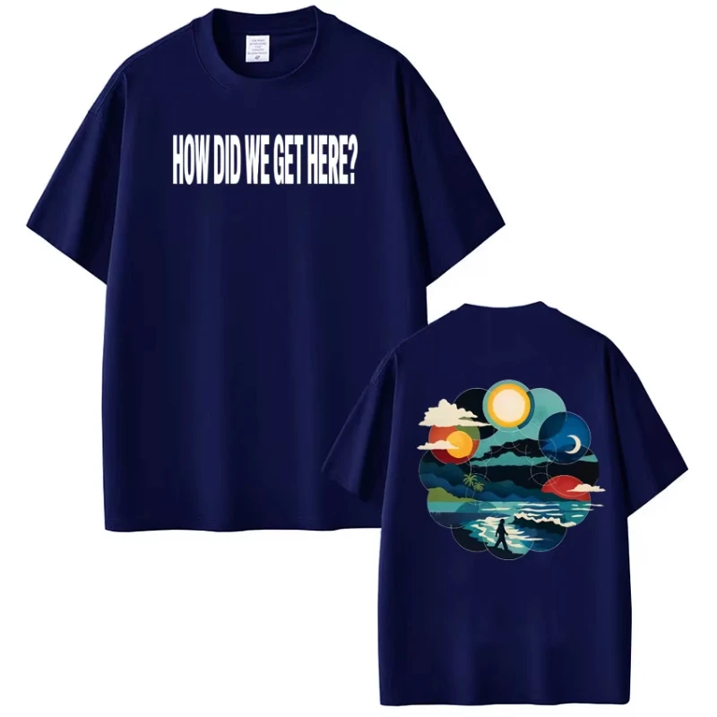 Singer Louis Tomlinson How Did I Get Here Tour 2026 Print Tshirt Men Women Vintage T-shirt Short-sleeved Casual Cotton T-shirts