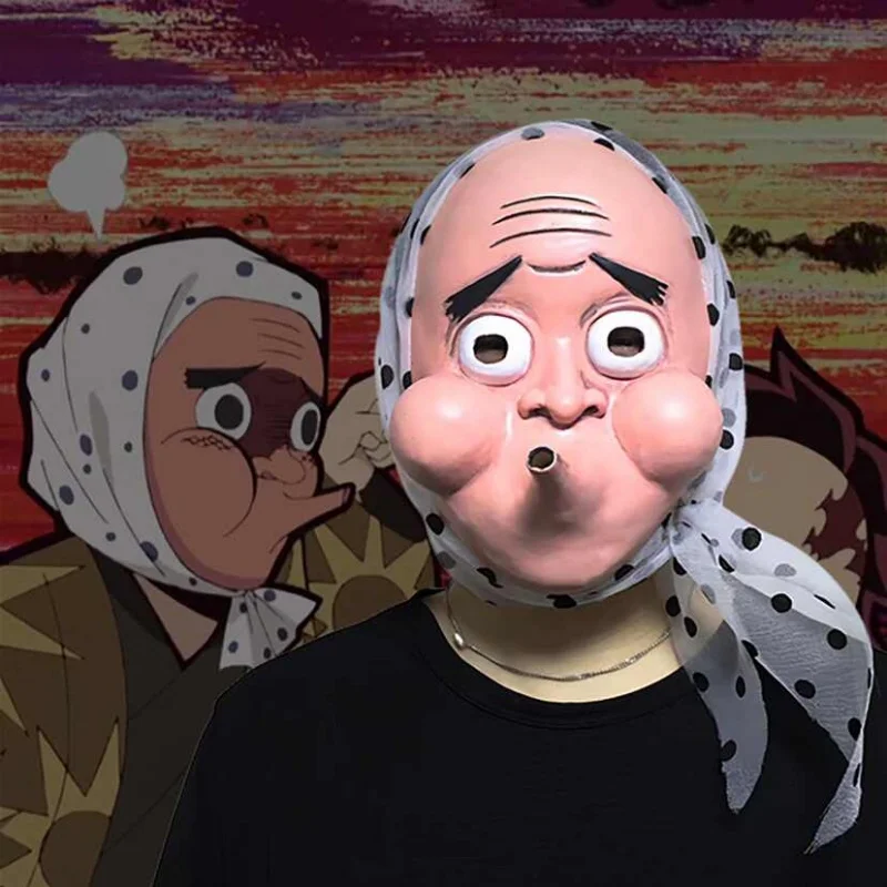 

Аниме демон маска косплей реквизит Haganetsuka Hotaru Tanjirou Kimetsu No Yaiba косплей маска праздничная вечеринка подарки на Хэллоуин