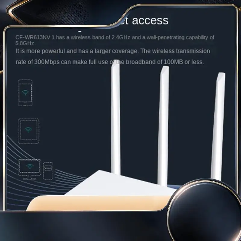 

CF-WR613N Wifi Router Wireless Router White Single Frequency Through The Wall Home Broadband US Plug-N34R