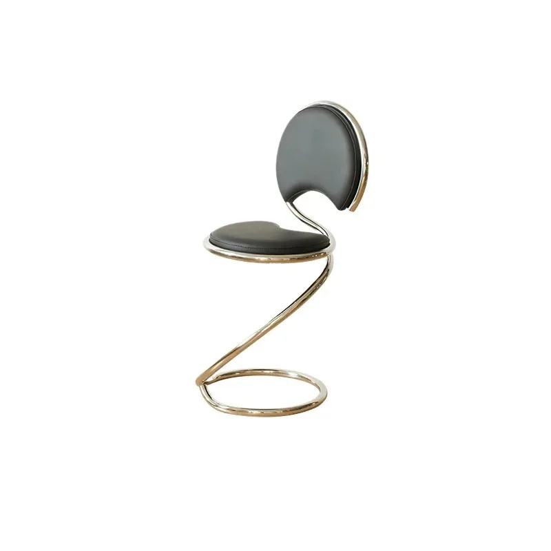 

Snake chair medieval Bauhaus dining chair household small apartment creative classic chair