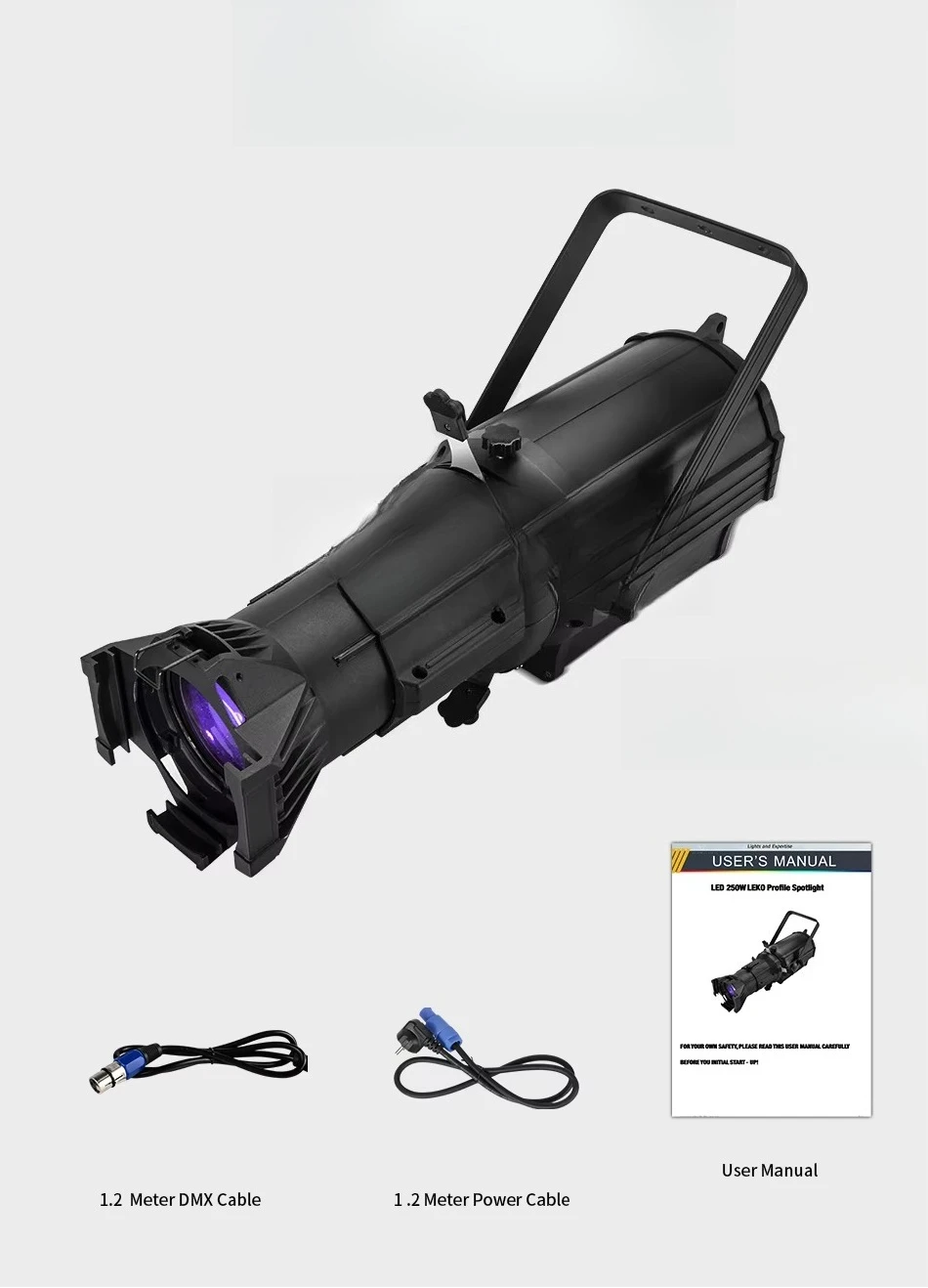 DMX 250W RGBW 4in1 Light Emitting Diode Spotlight