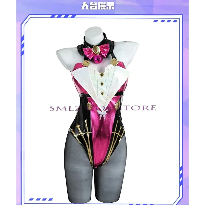 Rabbit Girl Kafka Cosplay Bodysuit Game Honkai Star Rail Bunny Girl Kafka Sexy Uniforms Wig Party Role Play Jumpsuit for Women