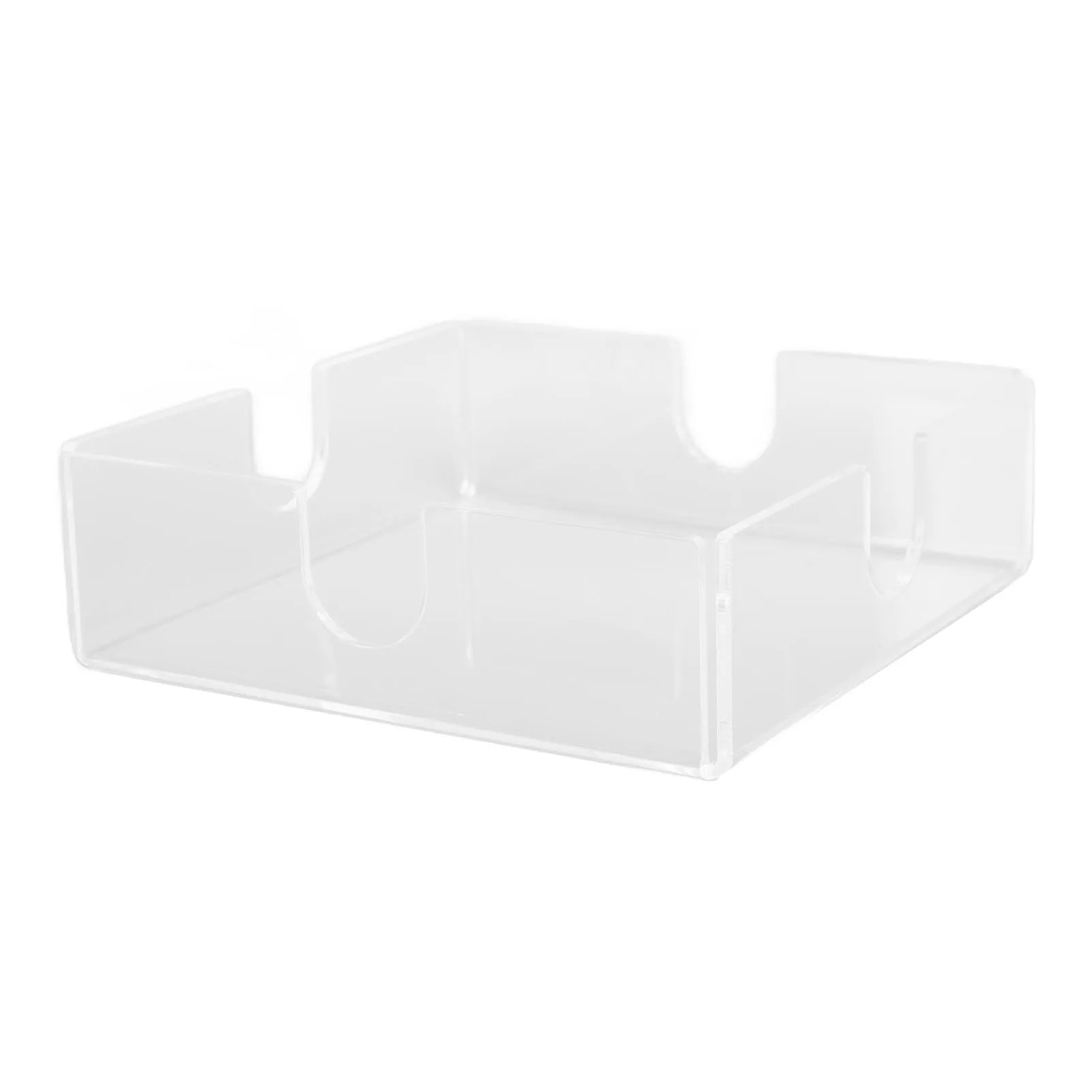

Elegant Clear Acrylic Napkin Holder Tabletop Tissue Dispenser for Kitchen Restaurant Bar