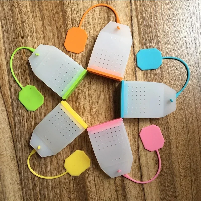 

Tea Strainers Silicone Tea Infusers Bag Style Food Grade Silicone Strainer Bags Coffee Loose Leaves Infusers Strainers Teaware