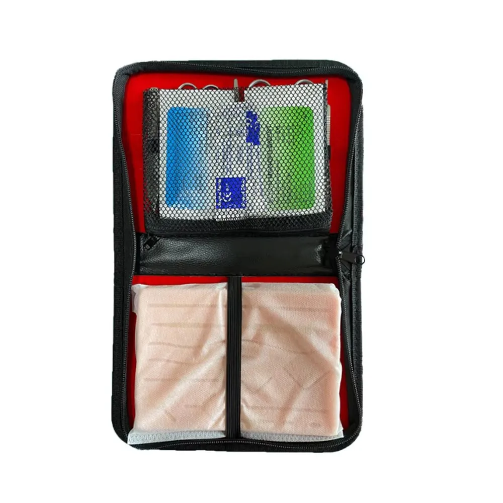 Suture Practice Kit Reusable Silicone Skin Suture Pad Surgical Training Complete Suture Instrument Set Teaching Model tool