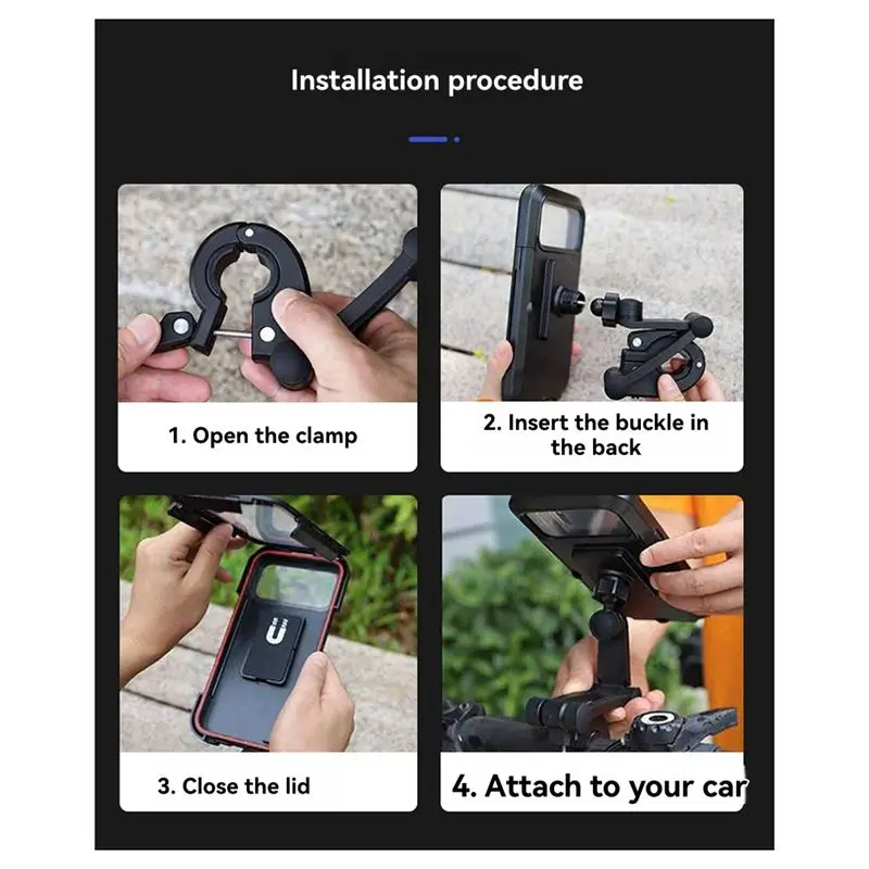 WF-Mobile Phone Holder Motorcycle Mobile Phone Holder Motorcycle Navigation Phone Holder
