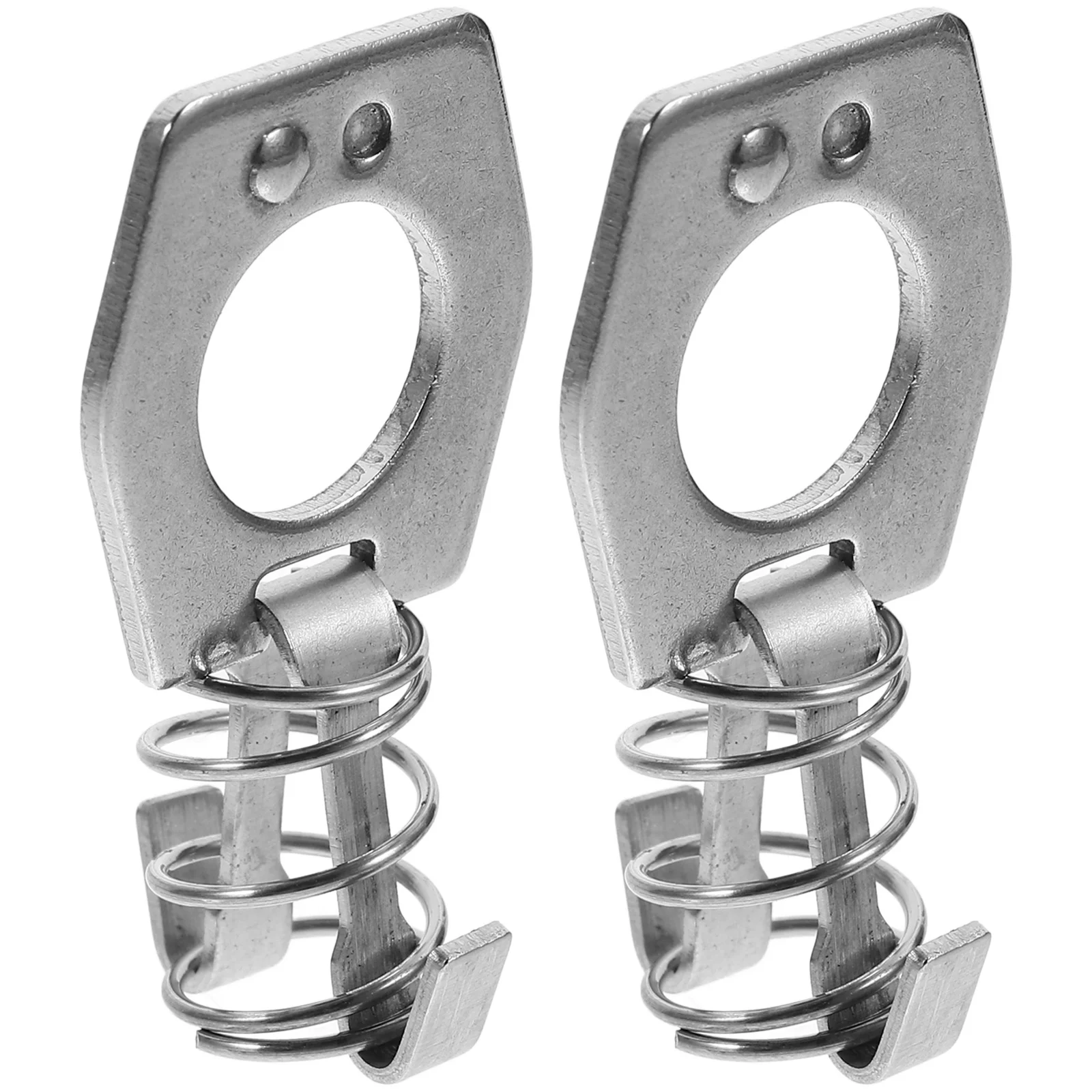 2개입 RV 워터 히터 캠 잠금장치 스테인리스 스틸 캠퍼 도어 래치 컴팩트 디자인 내구성 있는 패스너 RV 워터 히터 도어 래치