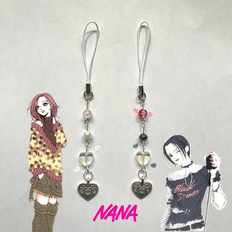 Nana Osaki and Hachichi Phone Charm Y2K Handmade