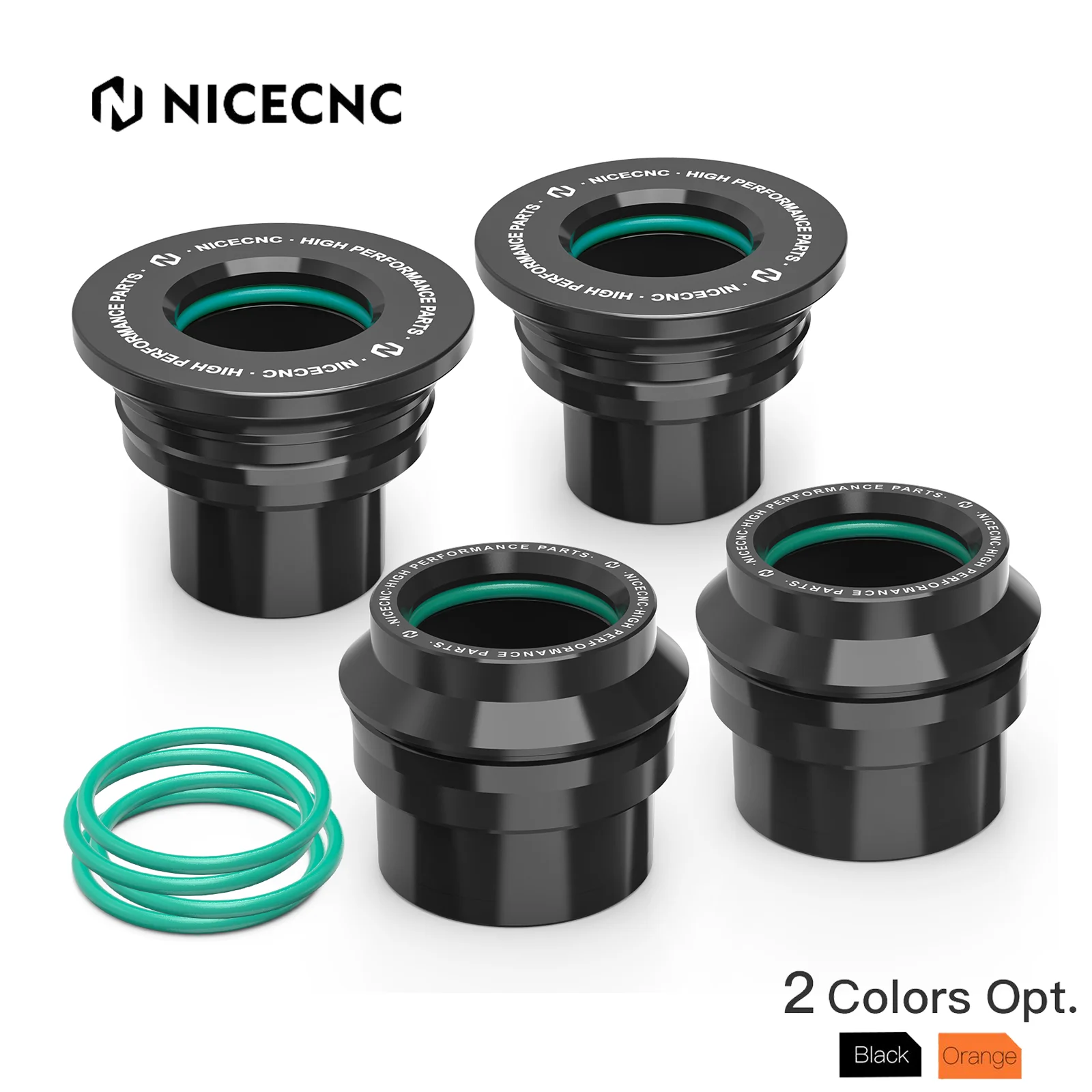 NICECNC For Husqvarna TE 300 2024 TE 250 FE 250 FE 350 FE 450 501 22MM Front Rear Wheel Spacers Hub Collars TX 300 2023-2024