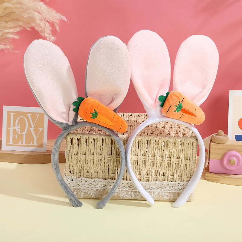 New Creative Cute Rabbit Ear Hair Hoop Atmosphere Headband Easter Party Performance Hair Accessories