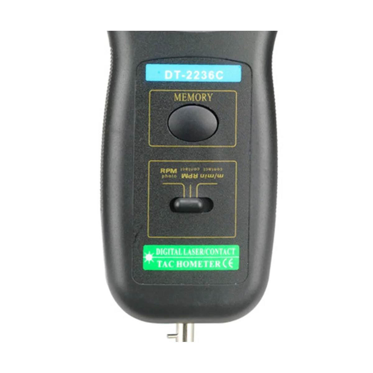 DT2236C Speed Detector Meter Laser Tachometer DT 2236C LED Digital Optical Contact Tachometer Detector Meter