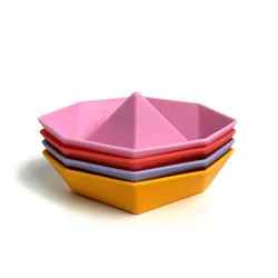 Summer Bath Toys CPC Certification Outdoors Boat Shape Silicone Soft Sand Toys Silicone Beach Molds Toys For Kids