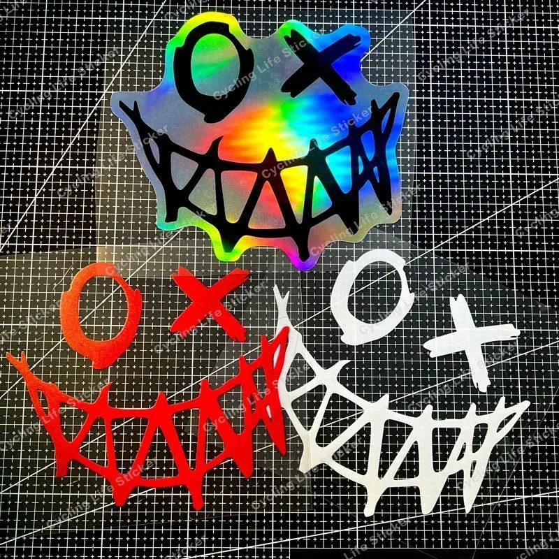 

1 шт. «Наклейка для автомобиля «Bold Grin», наклейка в стиле уличного искусства, привлекательная наклейка для автомобиля на экстерьер, модный предмет для авто персонализации»