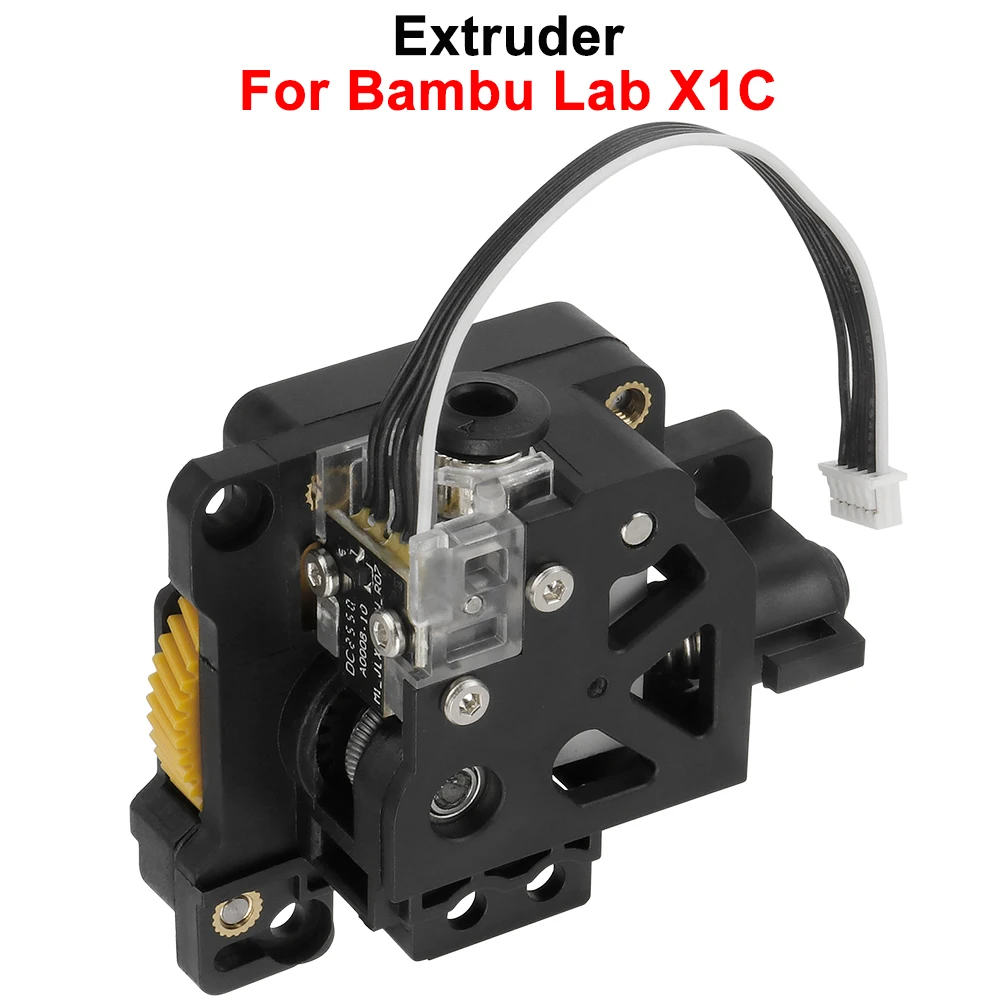 Extruder Components For Bambu Lab X1C Hardened Steel Gear Powerful Extruder For Bambulab X1C Series 3D Printer Replacement Parts