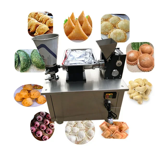 Low Labor Intensity samosa folding machine price pelmeni making automatic dumpling maker machine ravioli big empanada machine